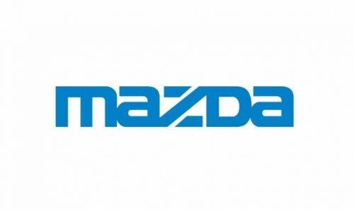 logo Mazda biru